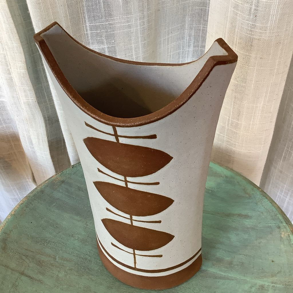 Mid Century Modern Sigmier Vase