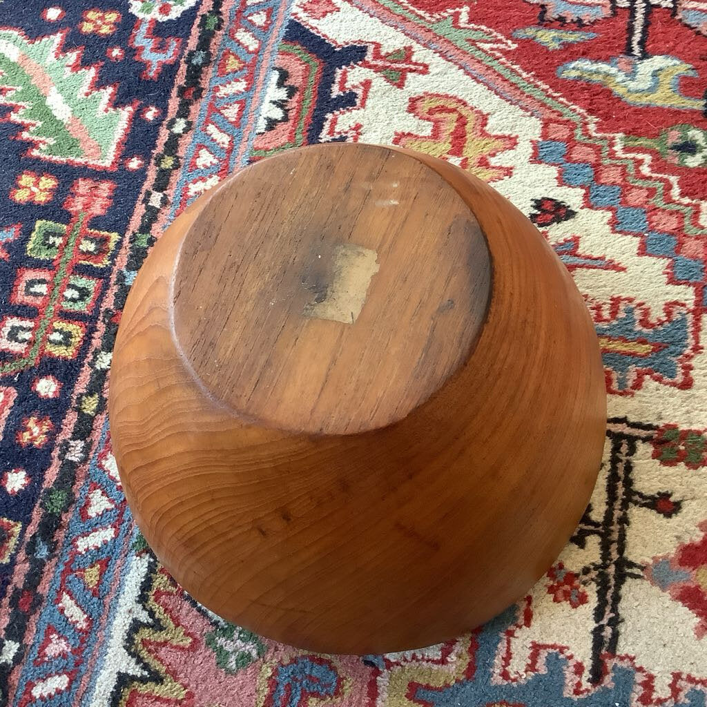 Mid Century Modern Danish Wood Bowl
