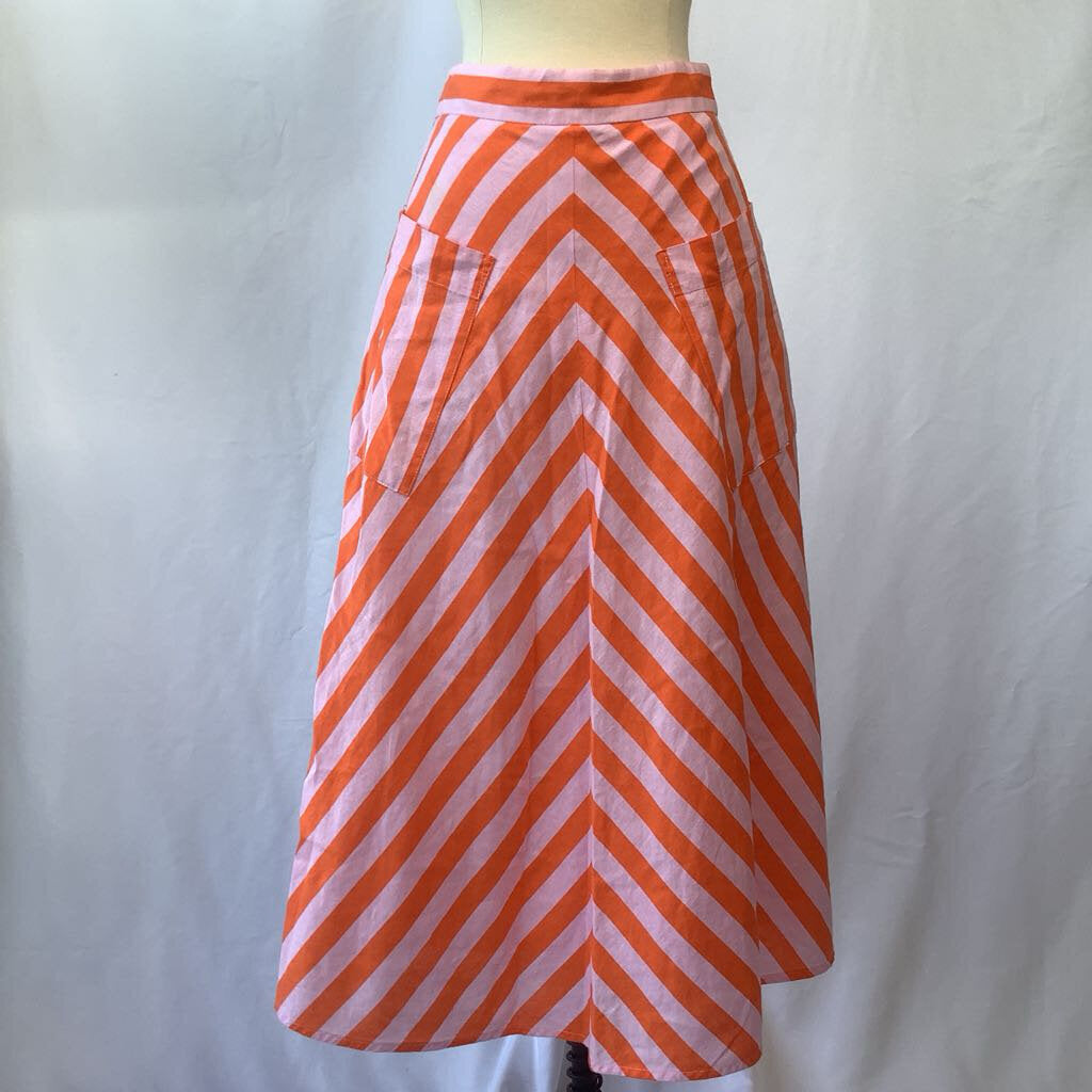 Kate Spade Stripe A-line Skirt