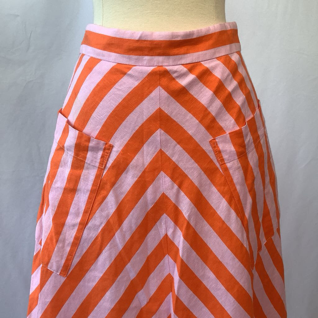 Kate Spade Stripe A-line Skirt