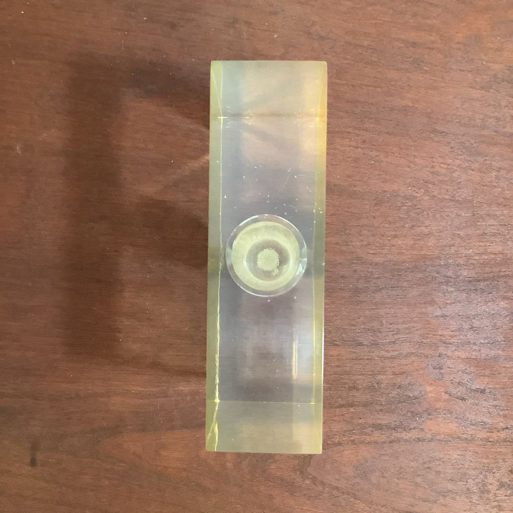 Mid Century Modern Large Lucite Bud Vase