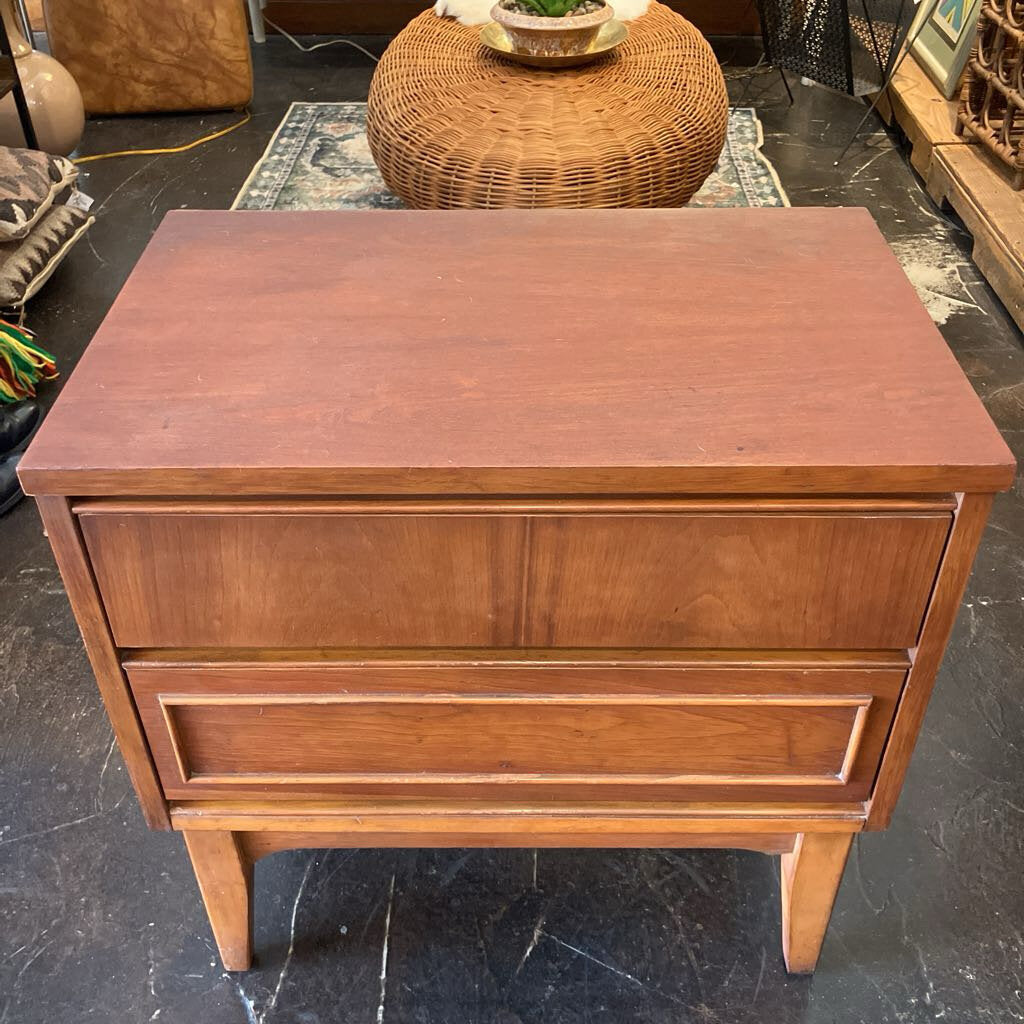 Mid Century Modern Walnut Nightstand