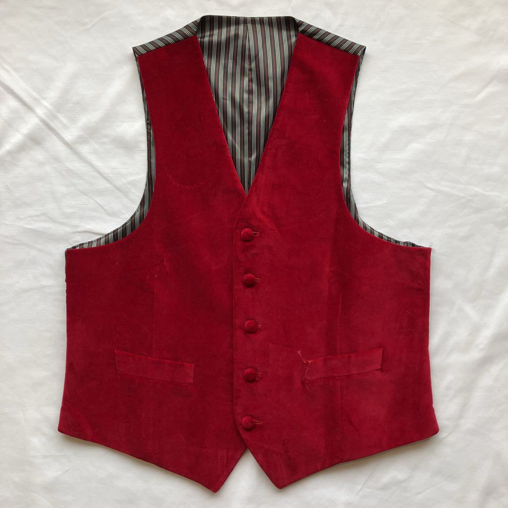 Vintage Cranberry Vest
