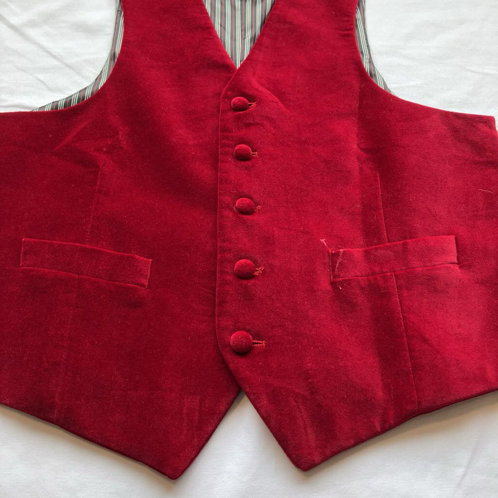 Vintage Cranberry Vest