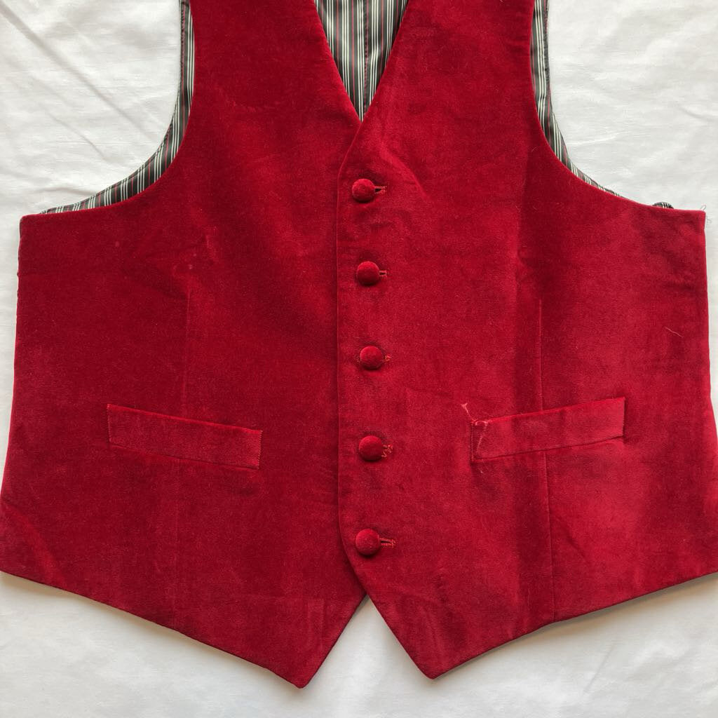 Vintage Cranberry Vest