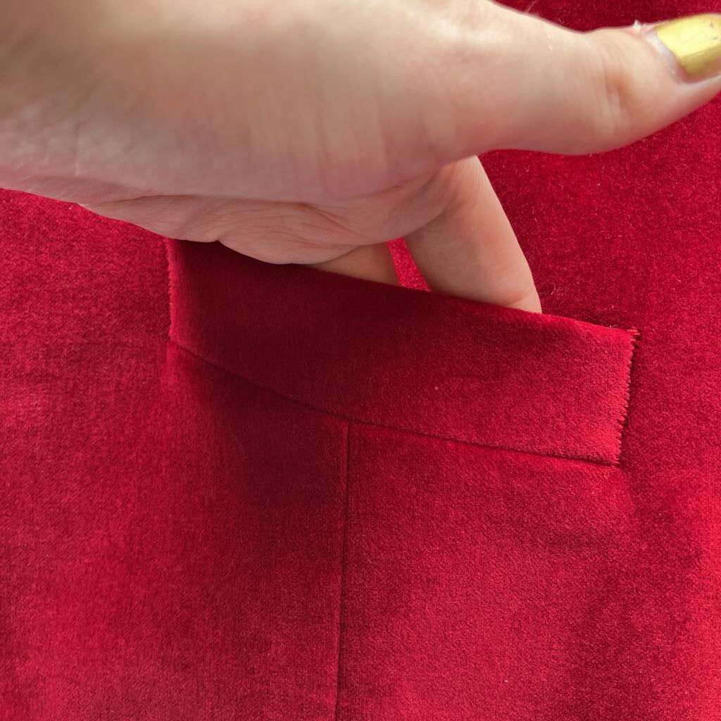 Vintage Cranberry Vest