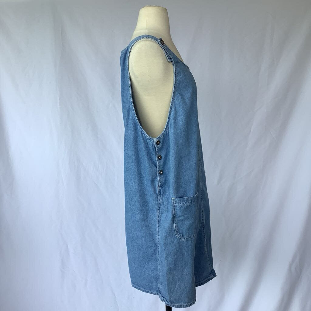 80s/90s Denim Dress/Overalls