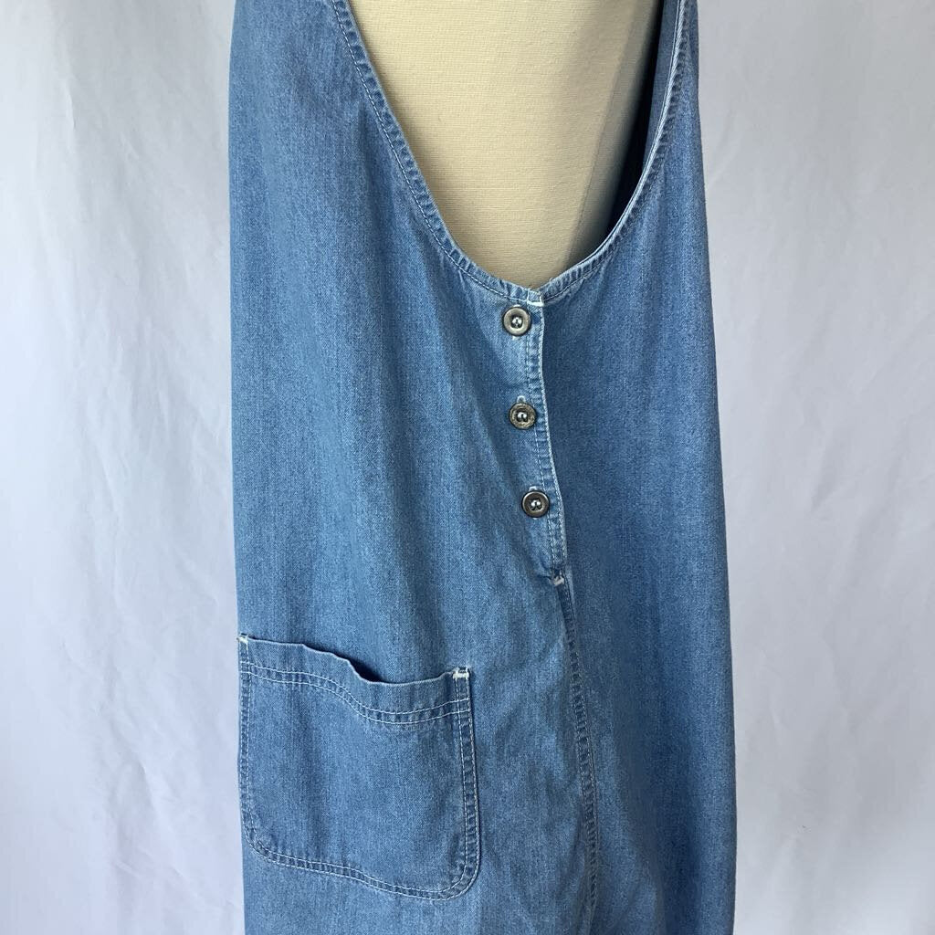 80s/90s Denim Dress/Overalls