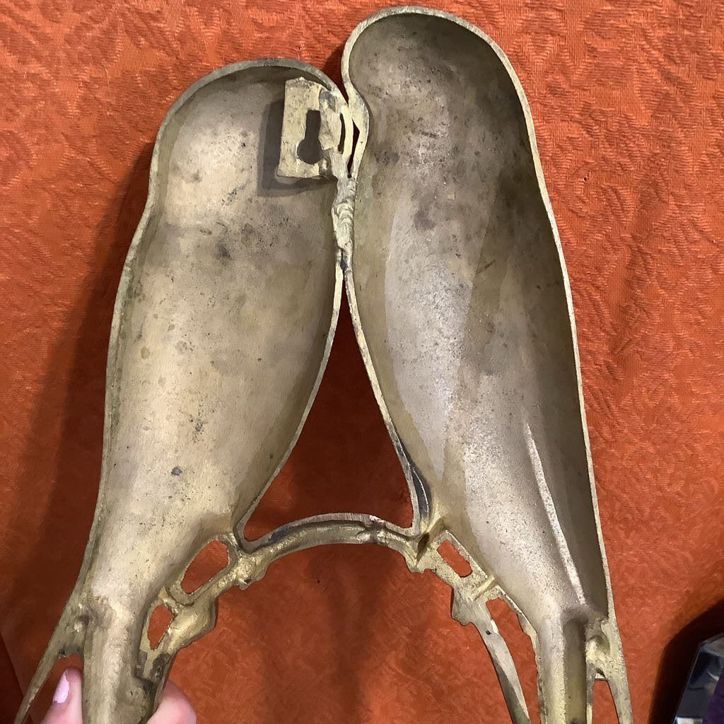 Vintage Brass Love Birds