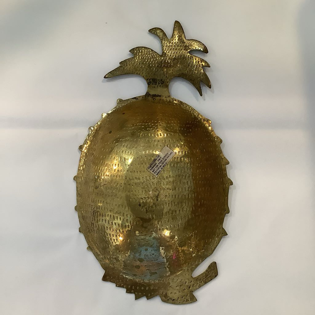 Vintage Brass Pineapple Tray