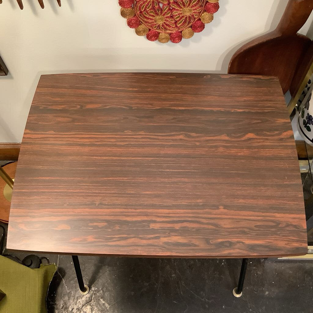 Vintage Metal Record Stand w/ Table Top