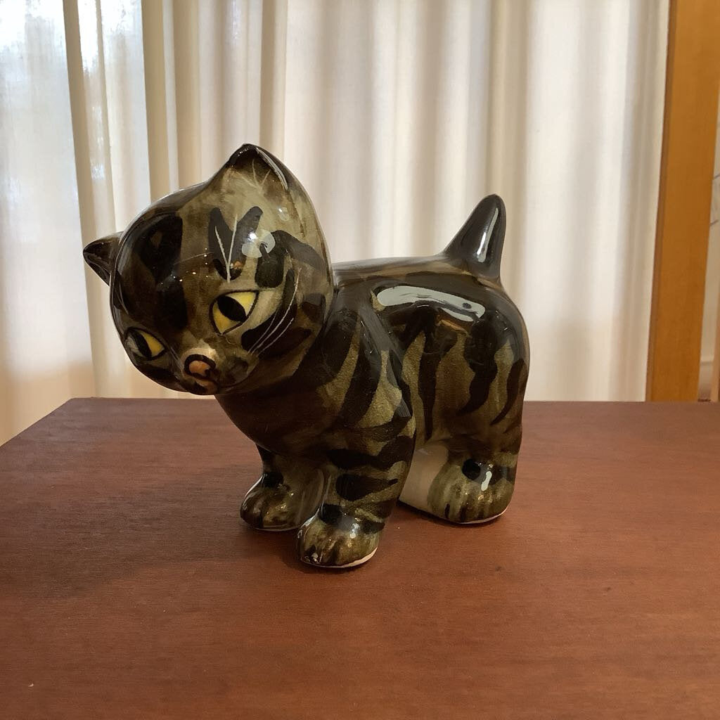 1970s Seymore Mann Tabby Cat Figurine