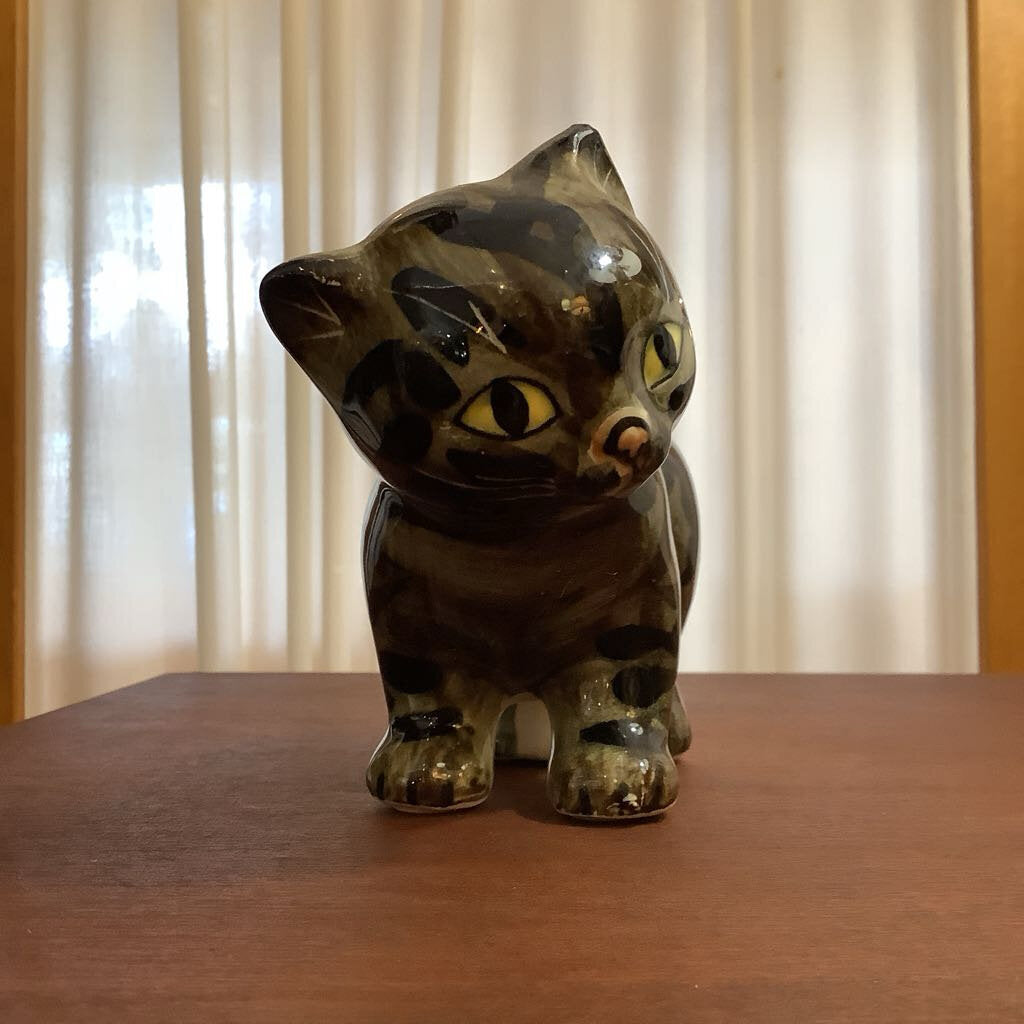 1970s Seymore Mann Tabby Cat Figurine