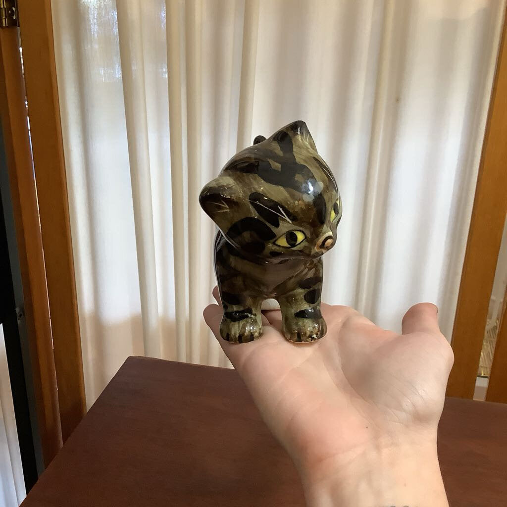1970s Seymore Mann Tabby Cat Figurine