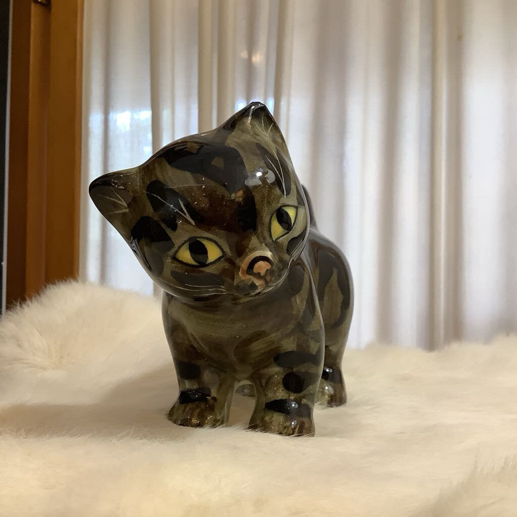 1970s Seymore Mann Tabby Cat Figurine