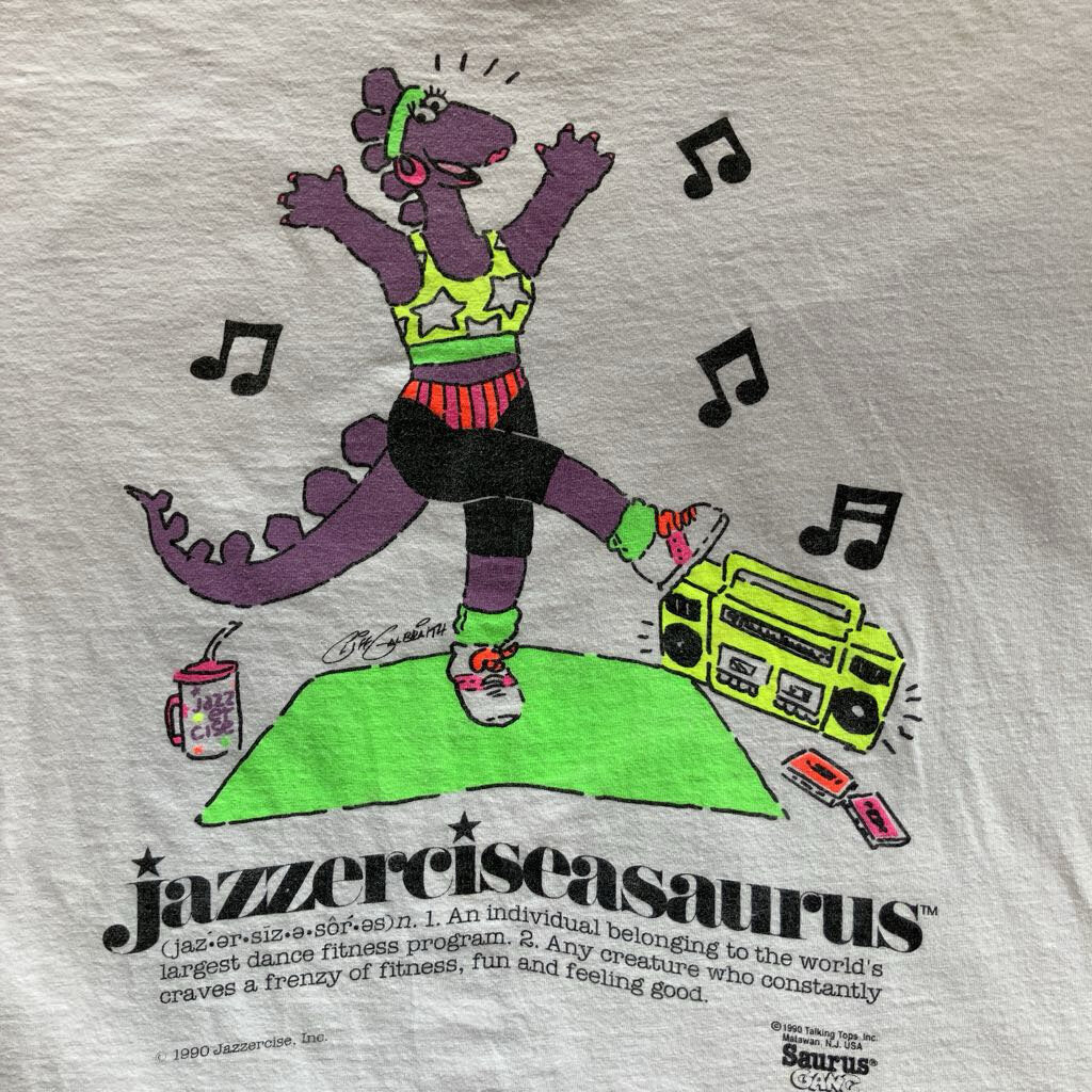 1990 Jazzerciseasaurus T-shirt