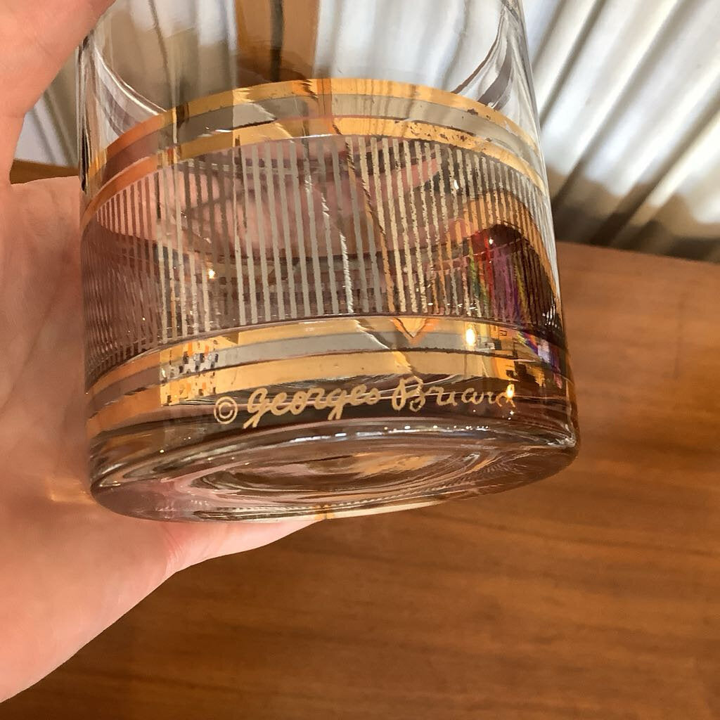 Georges Briard Vintage Lowball Glasses