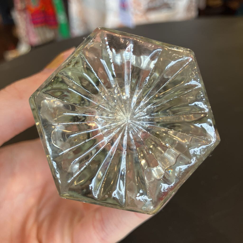 Mid Century Cut Crystal Lighter- Untested -As-Is