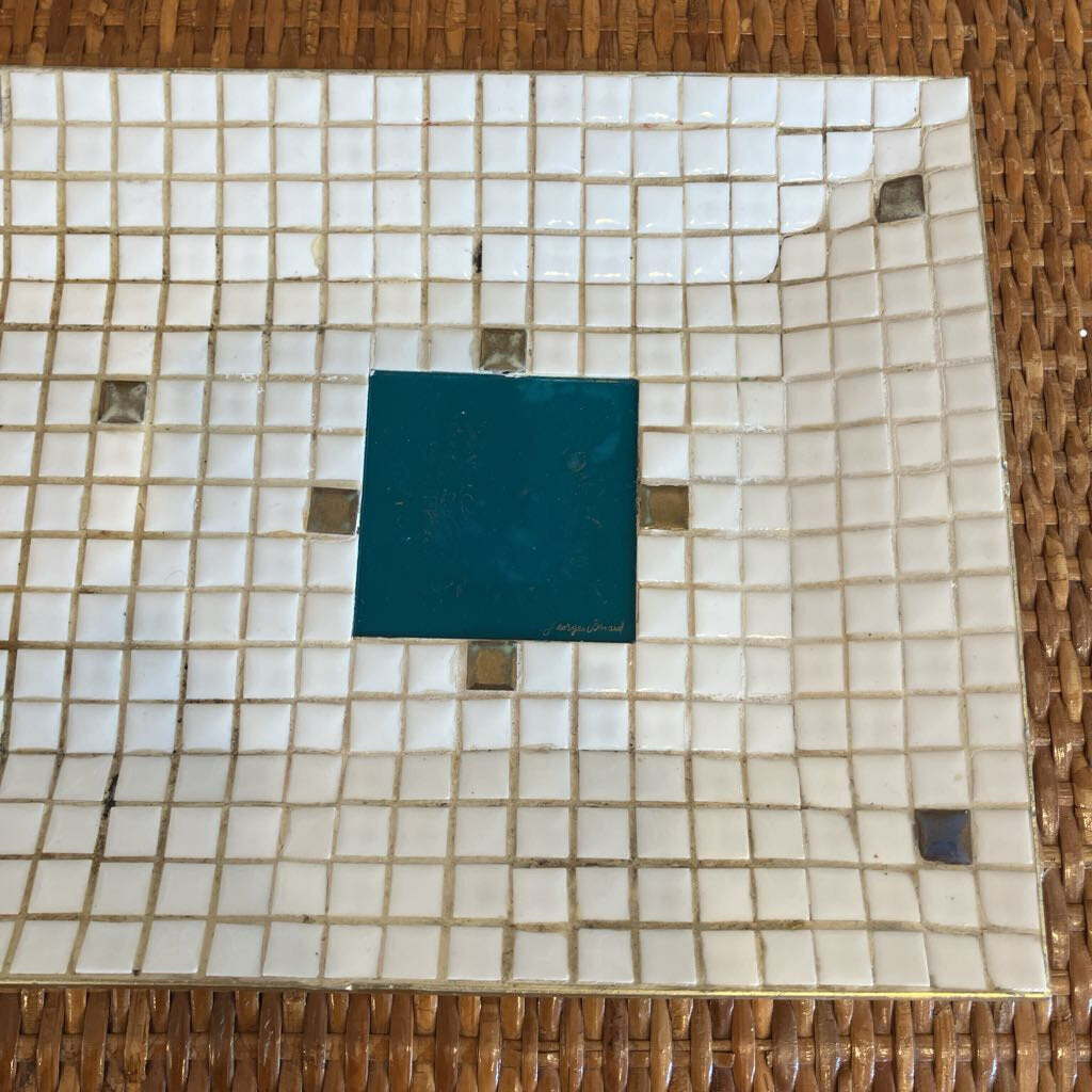 Mid-Century Georges Briard Mosaic Tile Tray