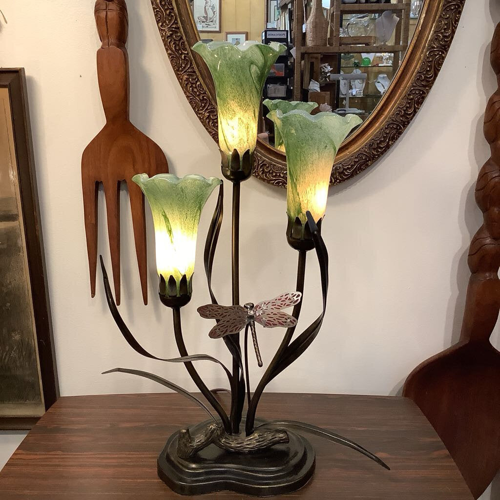 Dragon Fly Tulip Lamp