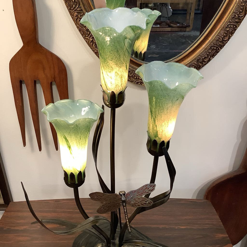 Dragon Fly Tulip Lamp