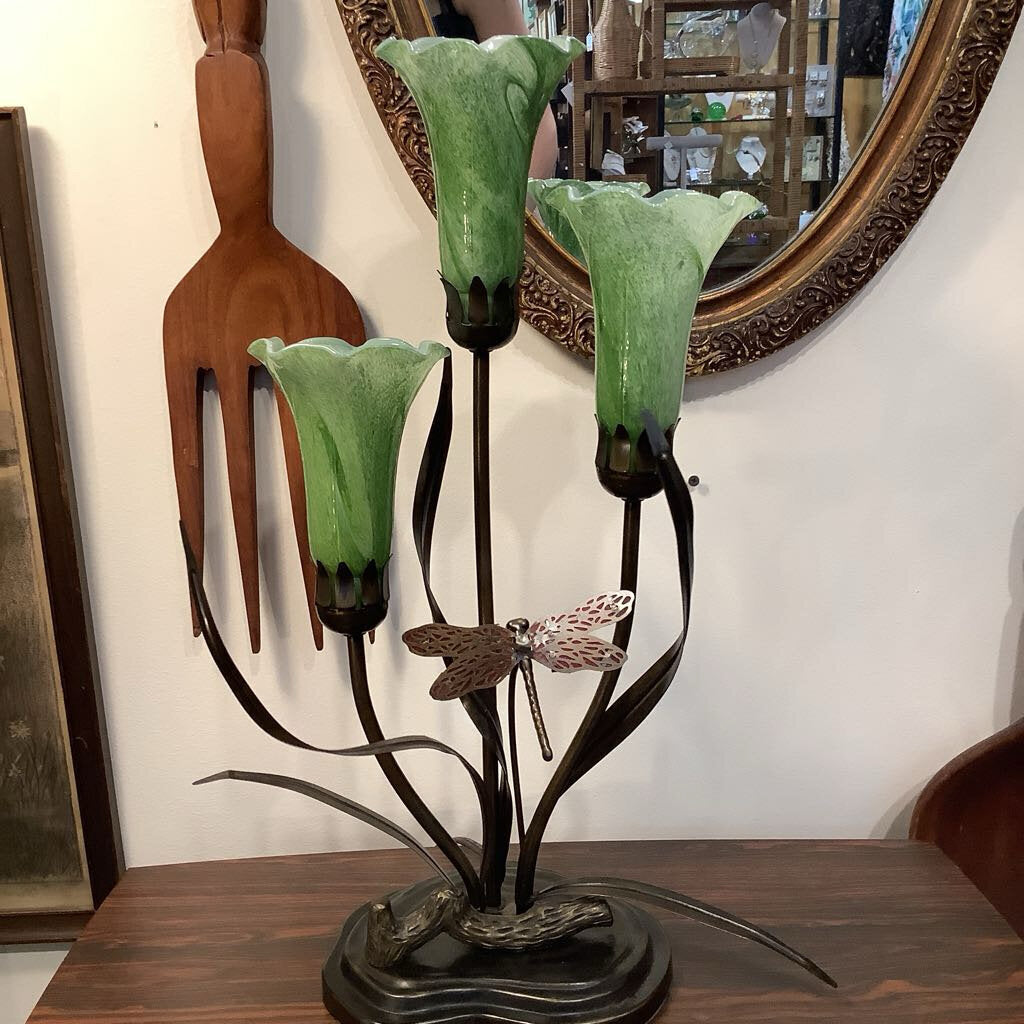 Dragon Fly Tulip Lamp