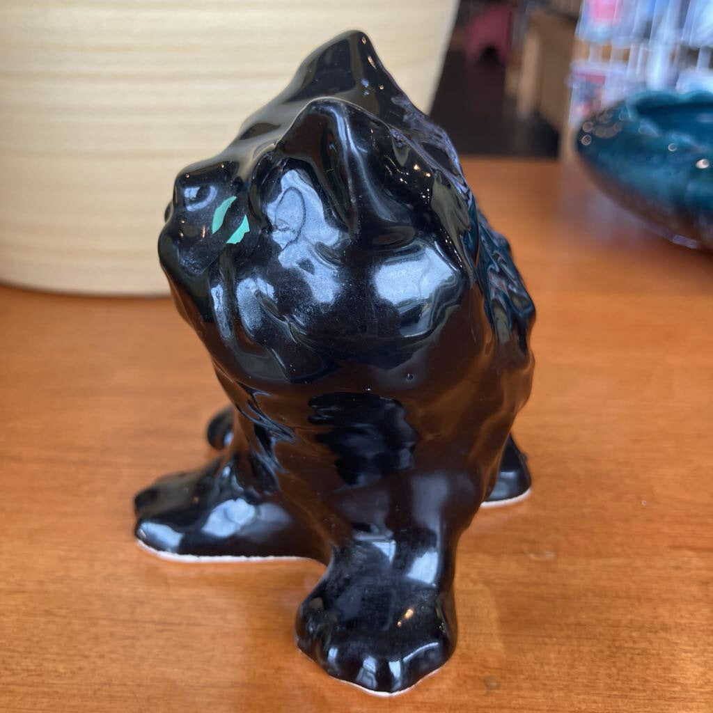 Vintage Ceramic Black Cat