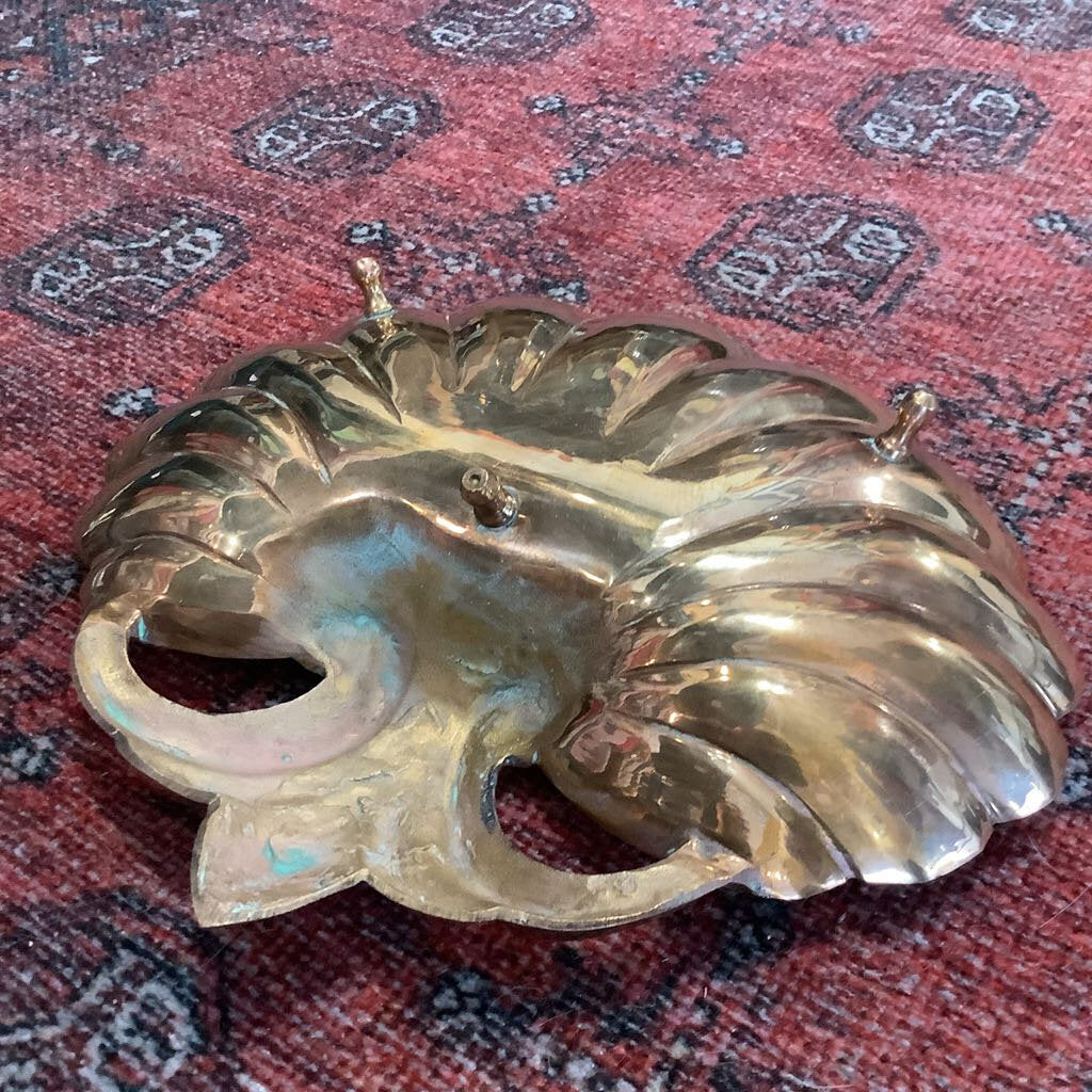 Vintage Brass Shell Dish