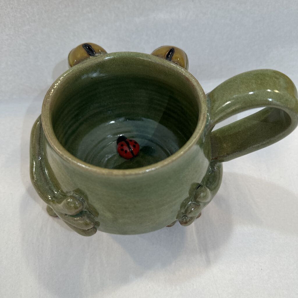 Handmade Mudworks of PA Frog Mug