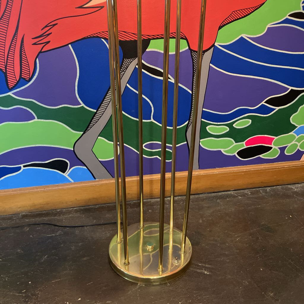 1980's Calla Lily Floor Lamp