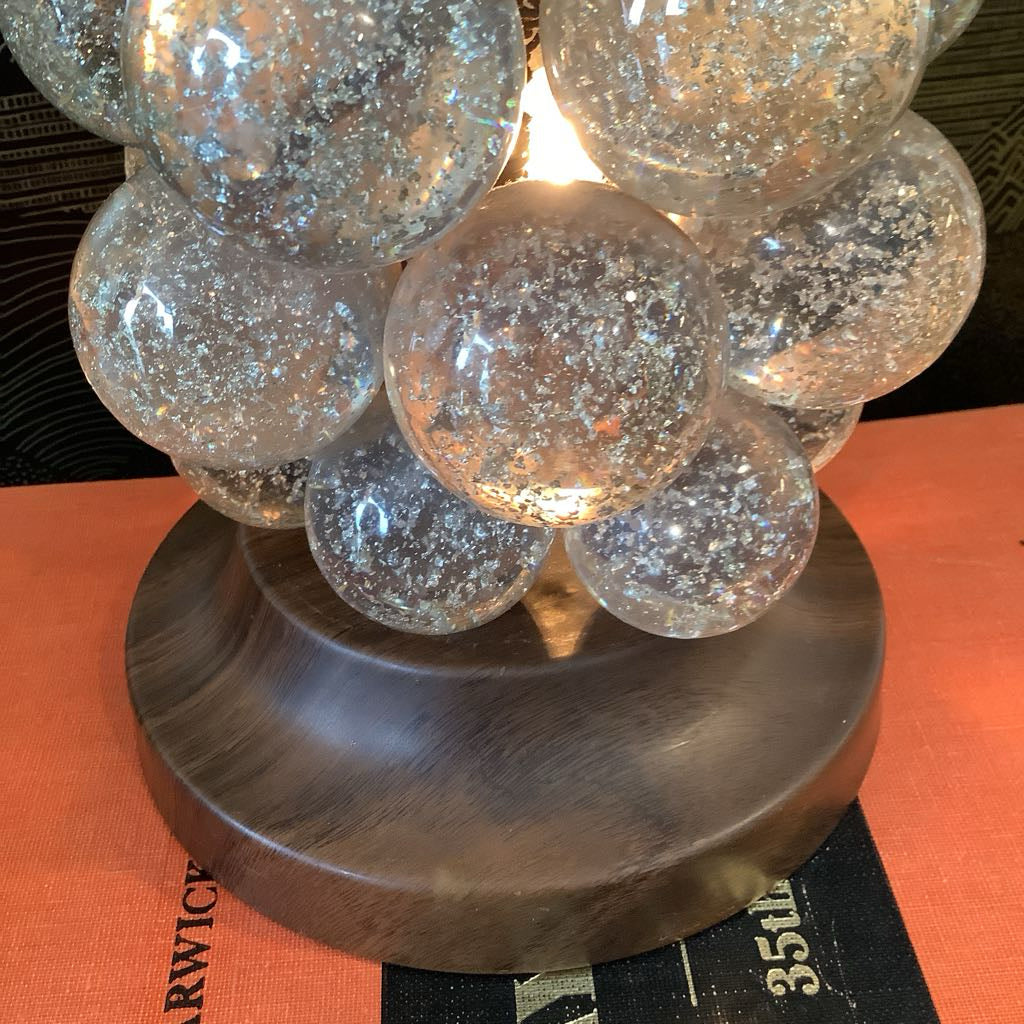 1960s Lucite Grape Cluster Table Lamp