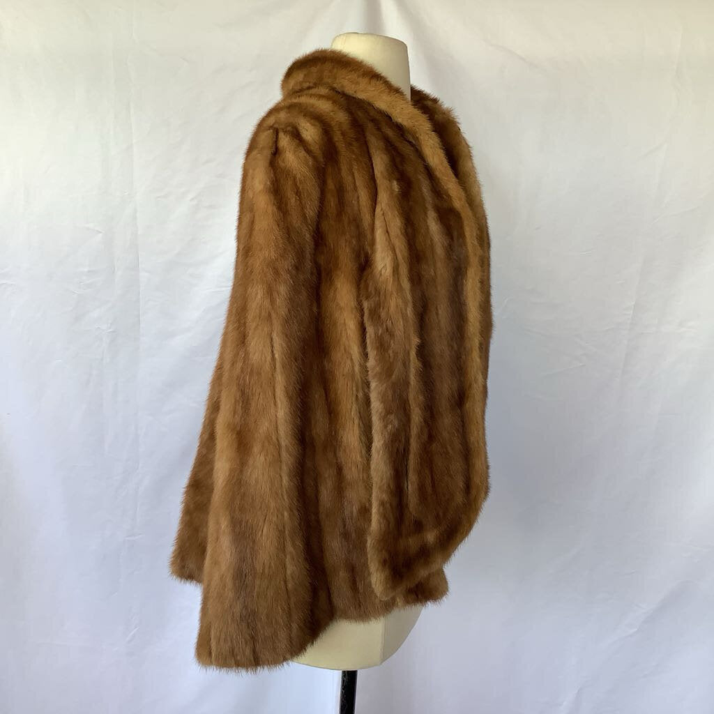 Vintage 1960s Hudson's Detroit Mink Fur Shawl Stole