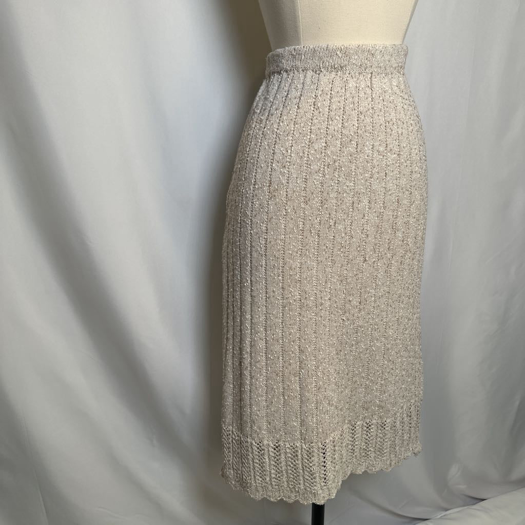 70s Boucle Knit Skirt