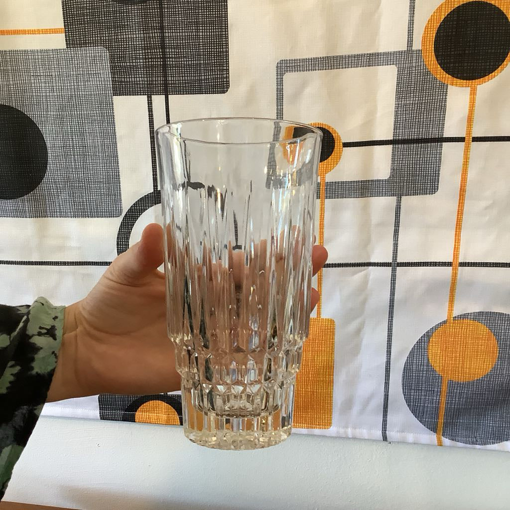 MCM Cut Glass Highball Glasses