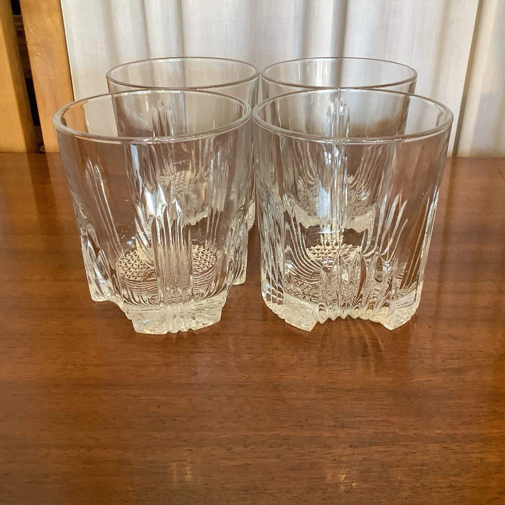 MCM Style Lowball Whisky Glasses