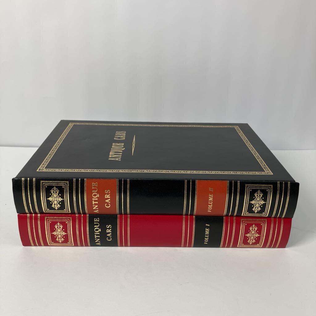 1970s Swank Glassware Set in Antique Cars Book Box