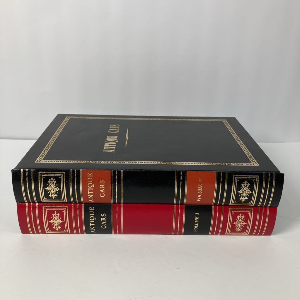 1970s Swank Glassware Set in Antique Cars Book Box