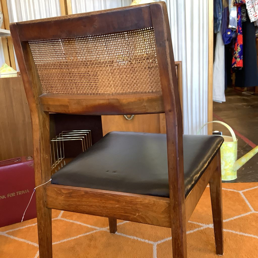 Mid Century Modern Hibriten Caned Chair