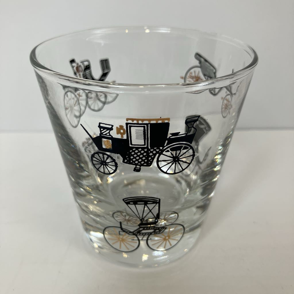 Vintage Libbey Carriage Barware Set of 14