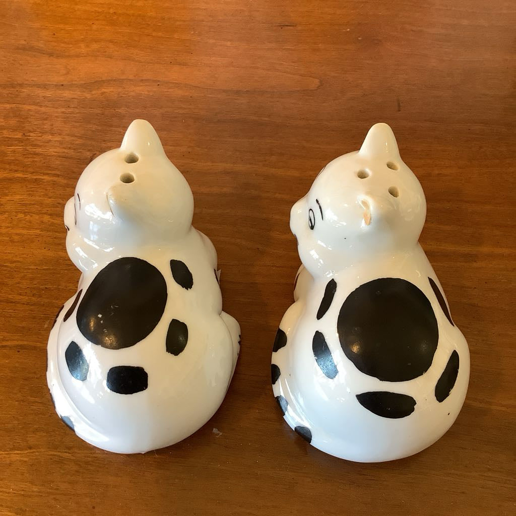 1970s Tuxedo Cat Salt & Pepper Shakers