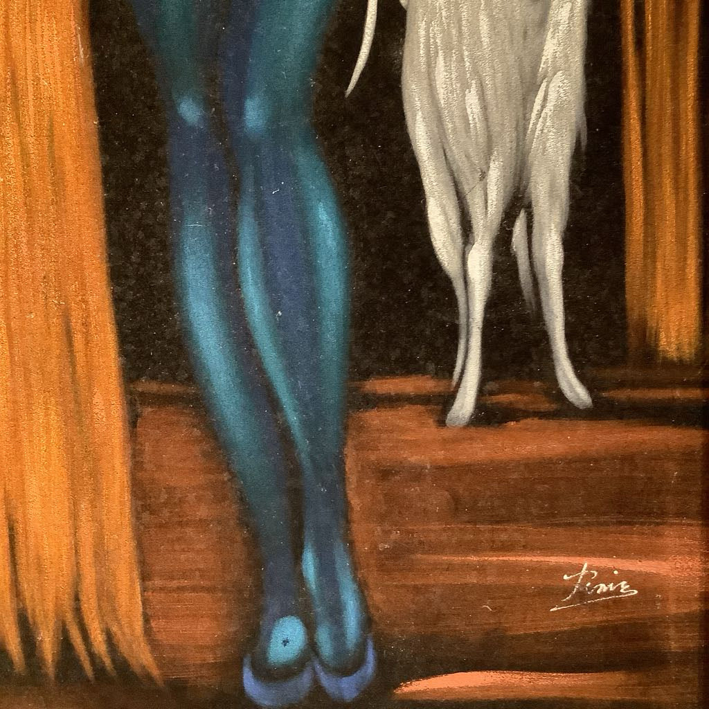 1960s Black Light Velvet Art