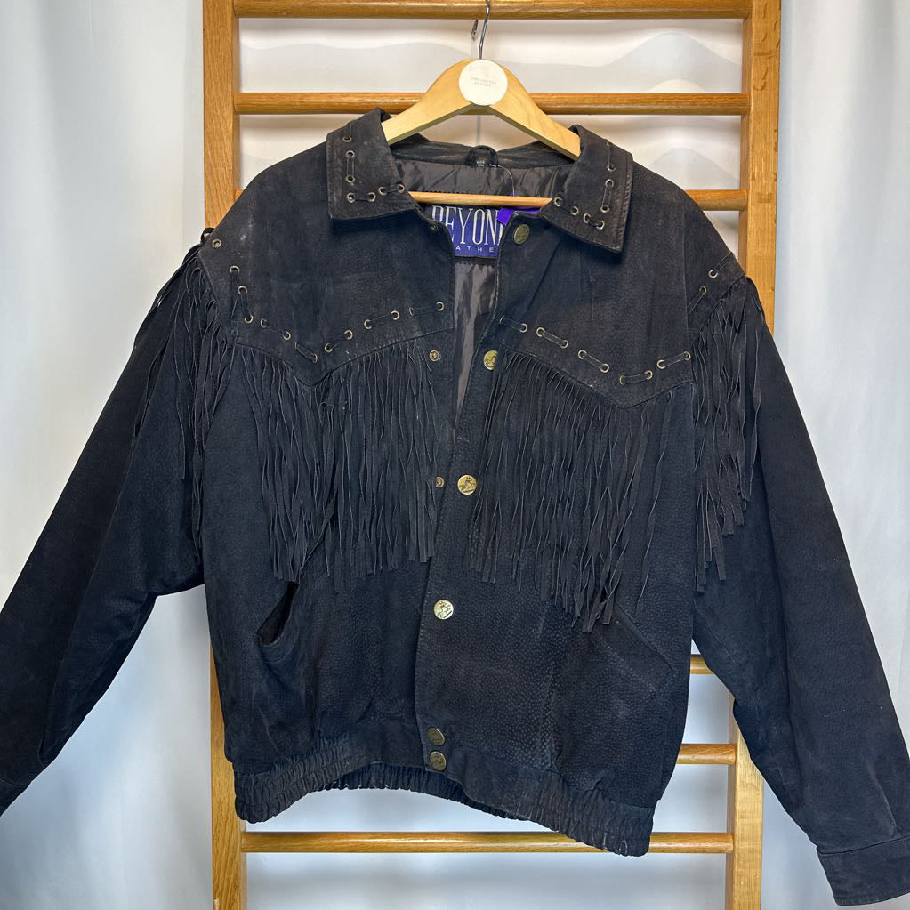 Beyond Leather Jacket w/ Fringe