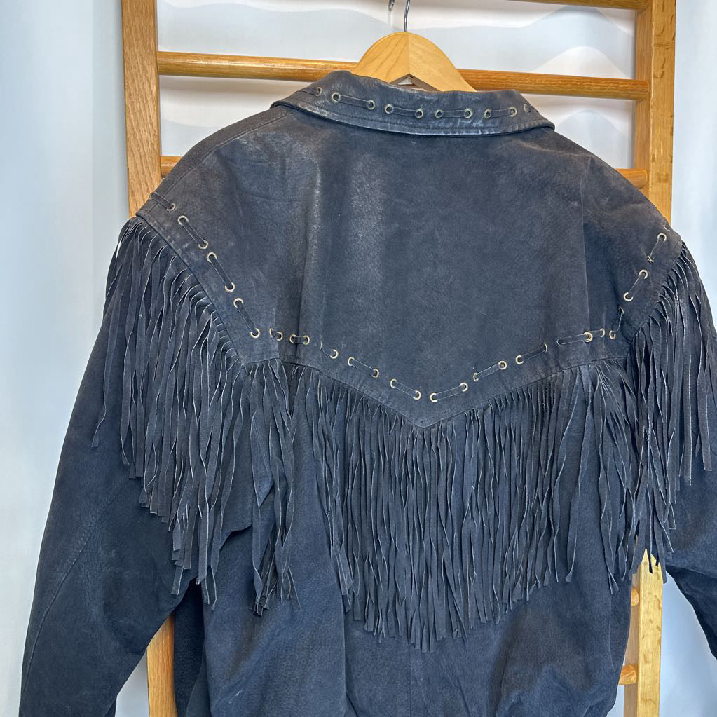 Beyond Leather Jacket w/ Fringe