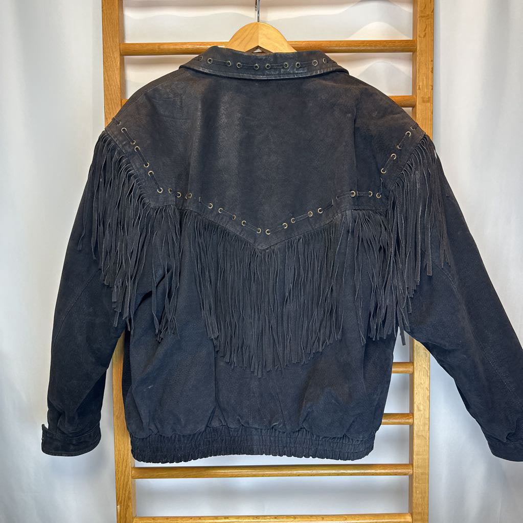 Beyond Leather Jacket w/ Fringe