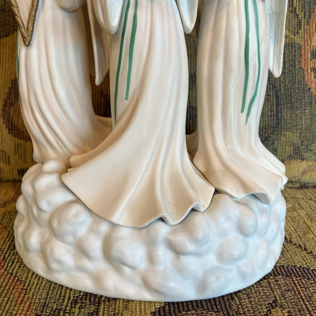 Vintage Amazing Grace Music Box with Angels