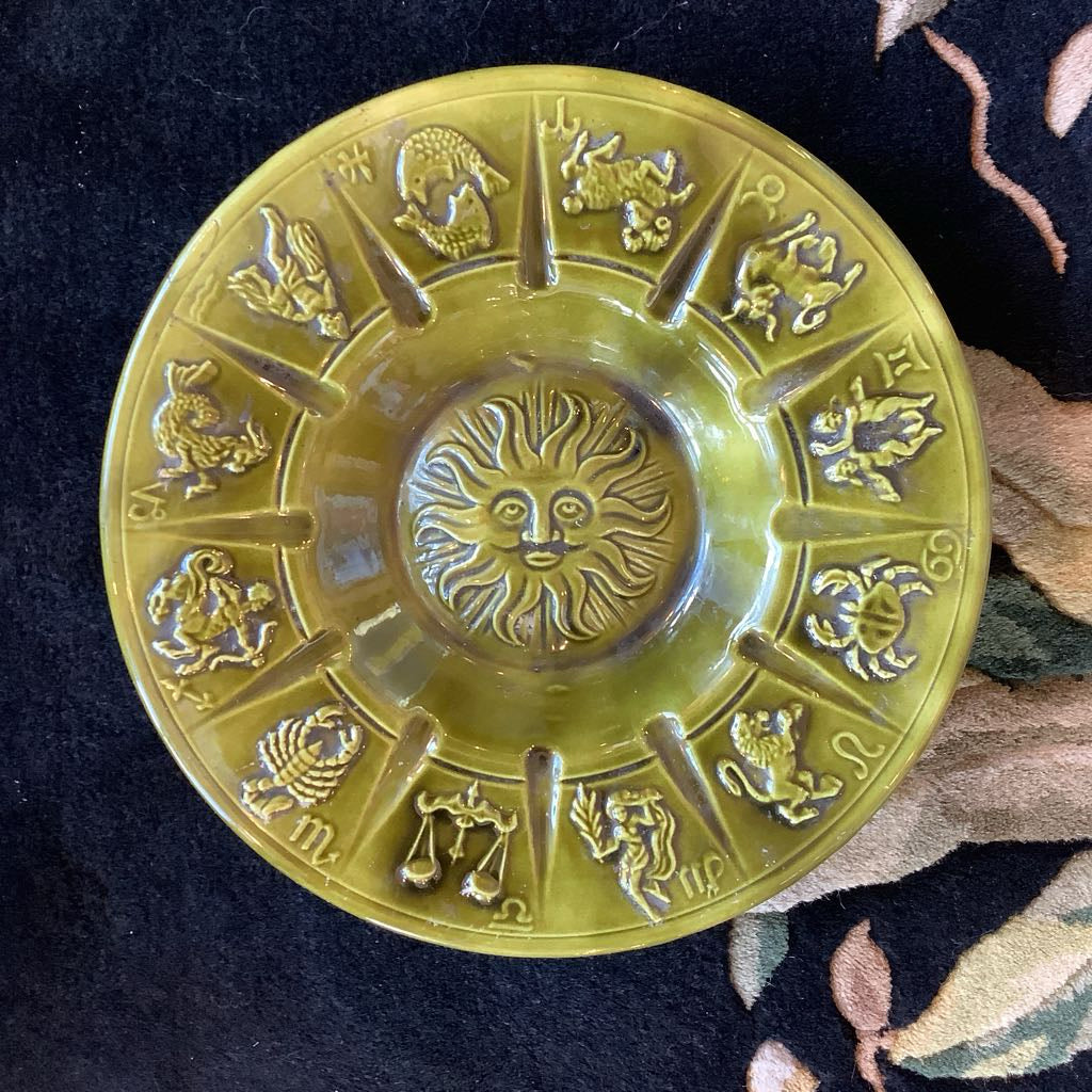 Vintage Zodiac Ashtray
