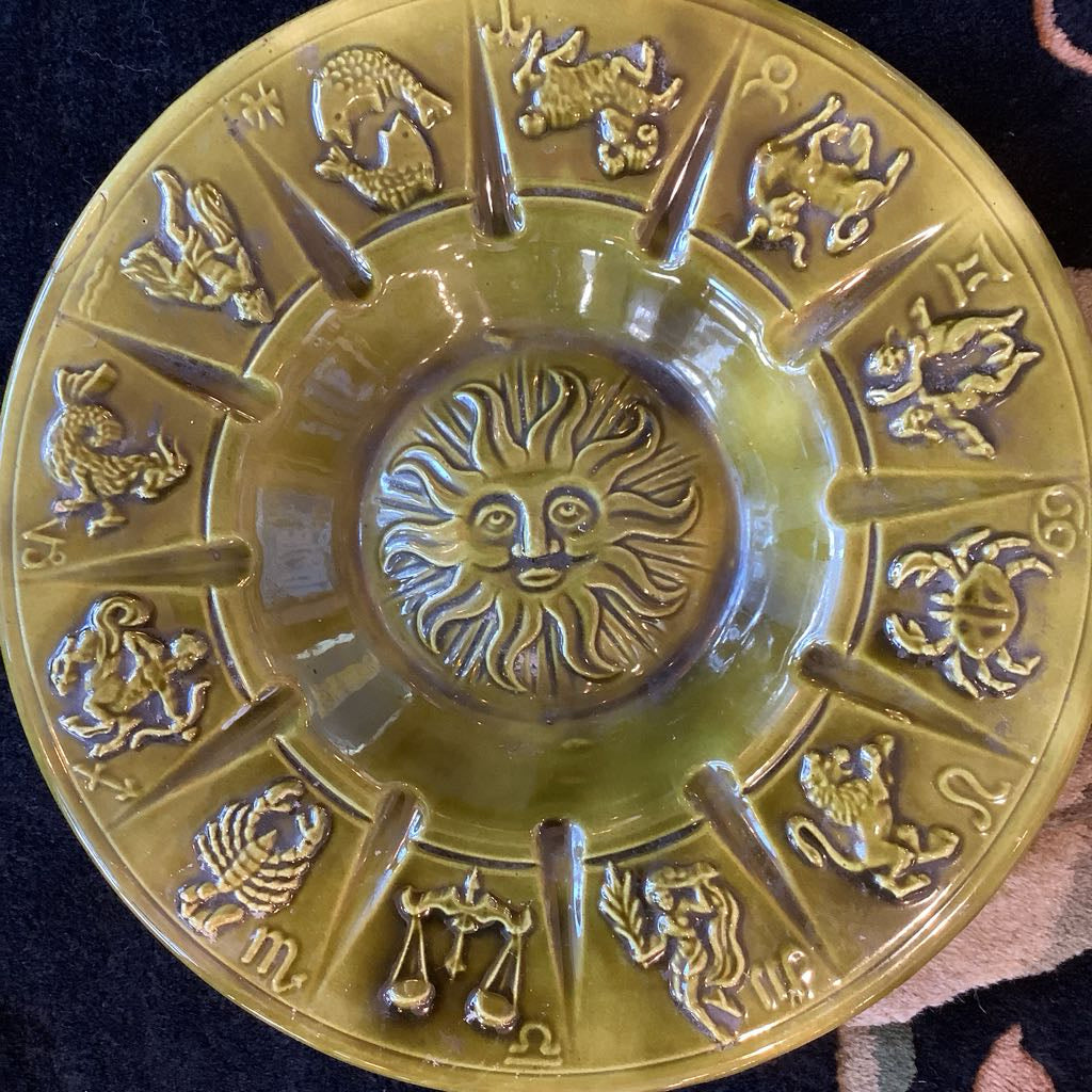 Vintage Zodiac Ashtray