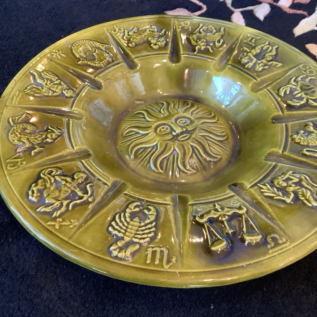 Vintage Zodiac Ashtray