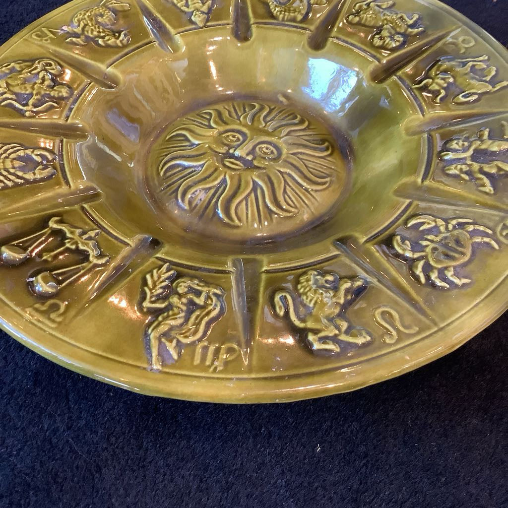 Vintage Zodiac Ashtray