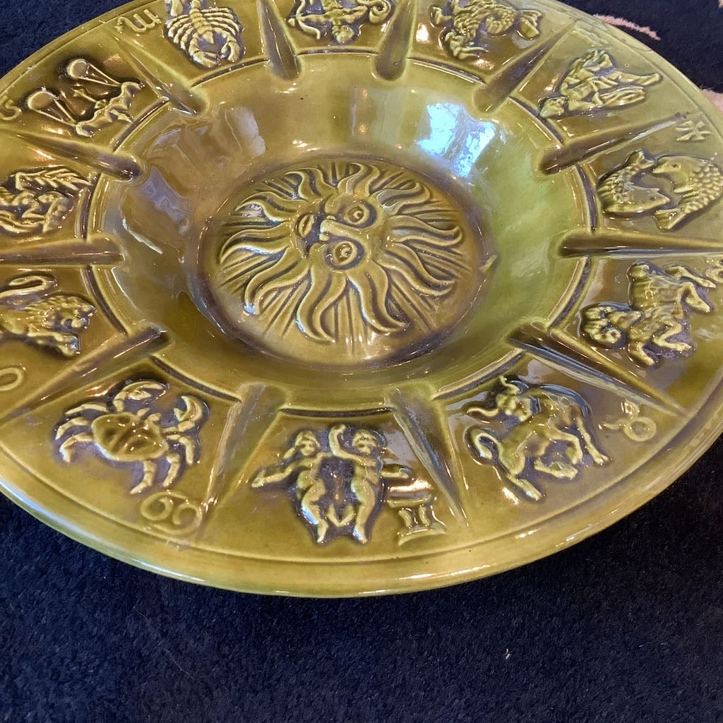 Vintage Zodiac Ashtray